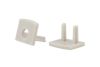 Coppia TAPPI plastica TC1008 per Profilo Alluminio PLE1008
