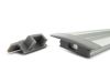 Coppia TAPPI plastica TC2507 per Profilo Alluminio PLI2507