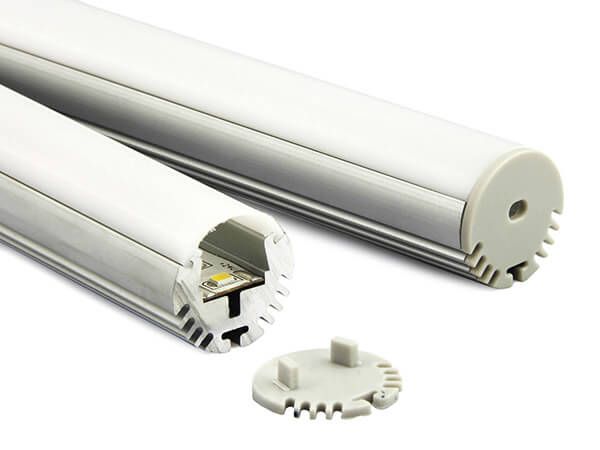 Profili alluminio anodizzato 6063 per strisce led