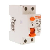 MeanWell RCCB Interruttore Differenziale Puro Tipo AC 1P+N 2M 6000A 30mA 40A AC 230V IP20 IEC61008-1
