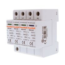 MeanWell SPD Scaricatore Di Sovratensione Modulare, Tipo 2 T2 3P+N 4M 20kA-40kA AC 275V IP20 IEC61643-11