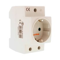 MeanWell Presa Schuko Modulare Tipo F 2M 25A AC 250V IP20 IEC60884