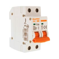 MeanWell MCB Interruttore Magnetotermico Automatico Curva C 2P 2M 6000A C25A AC 400V IP20 IEC60898-1