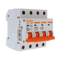 MeanWell MCB Interruttore Magnetotermico Automatico Curva C 4P 4M 6000A C25A AC 400V IP20 IEC60898-1