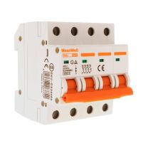 MeanWell MCB Interruttore Magnetotermico Automatico Curva C 4P 4M 6000A C63A AC 400V IP20 IEC60898-1