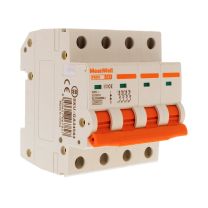 MeanWell MCB Interruttore Magnetotermico Automatico Curva C 4P 4M 10000A C63A AC 400V IP20 IEC60898-1