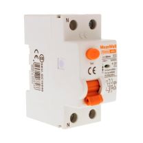 MeanWell RCCB Interruttore Differenziale Puro Tipo A 1P+N 2M 6000A 300mA 40A AC 230V IP20 IEC61008-1 Novità
