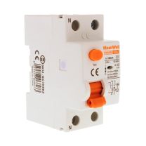 MeanWell RCCB Interruttore Differenziale Puro Tipo A 1P+N 2M 6000A 300mA 63A AC 230V IP20 IEC61008-1