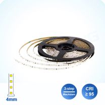 Strip LED 4mm 2014-126 LED/m bianco freddo (6500K) 24V IP20 8,6W/m bobina 5mt