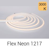 Flex Neon LED 1217 Bianco Caldo 3000K da 5 metri IP67 24V 