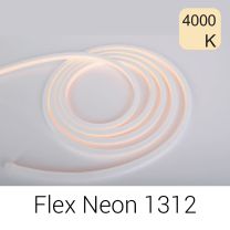 Flex Neon LED 1312 Bianco Neutro 4000K da 5 metri IP67 24V 