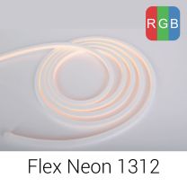 Flex Neon LED 1312 RGB  da 5 metri IP67 24V LATERALE