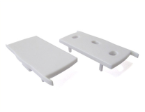 Coppia TAPPI plastica TC3001per Profilo Alluminio PLE3001