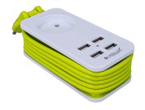 Multipresa caricabatterie 4 porte USB