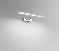 Applique a LED metallo cromato ISYLUCE a parete 3000K 711lm 12W 