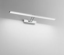 Applique a LED metallo cromato ISYLUCE a parete 4000K 856lm 18W 