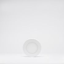 Plafoniera Applique tonda THREELINE slim bianca 9W Bianco Neutro 