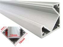 Profilo alluminio angolare 1 Metro PLA1919 45° per Strip LED