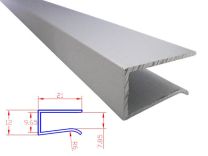 Profilo alluminio per mensole 1 Metro PLE0807 per Strip LED